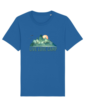 Live Love Camp Royal Blue