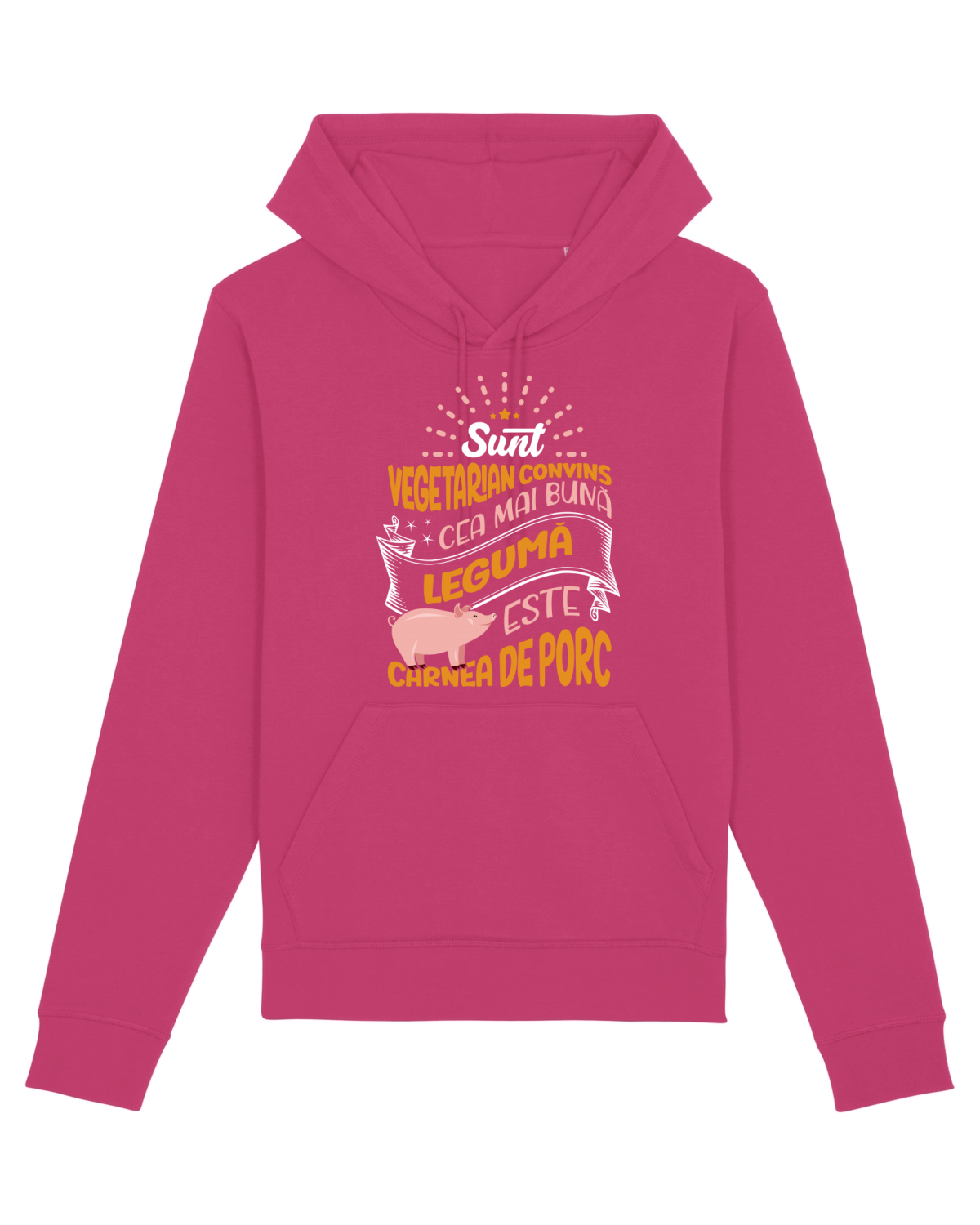 Hanorac Unisex Drummer Raspberry