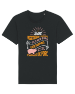 Vegetarian convins Tricou mânecă scurtă Unisex Rocker