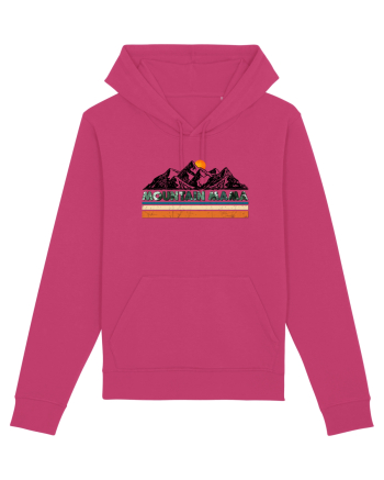 Mountain Mama Retro Sunset Raspberry