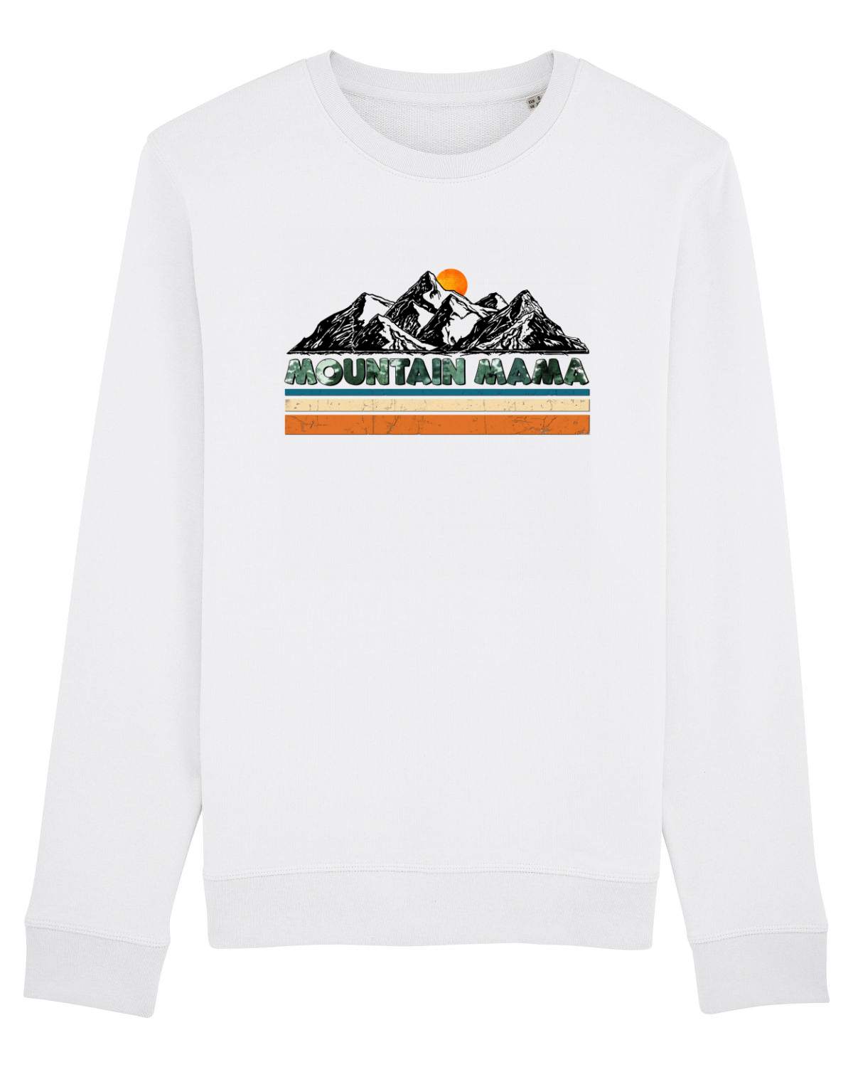 Bluză mânecă lungă Unisex Rise White