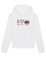 Peace Love Camping Hanorac Unisex Drummer