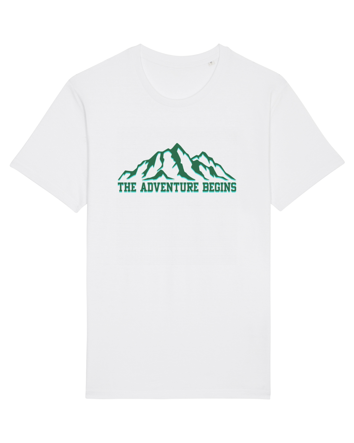 Tricou mânecă scurtă Unisex Rocker White