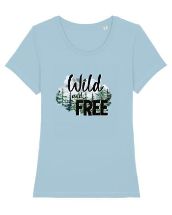 Wild and Free Sky Blue