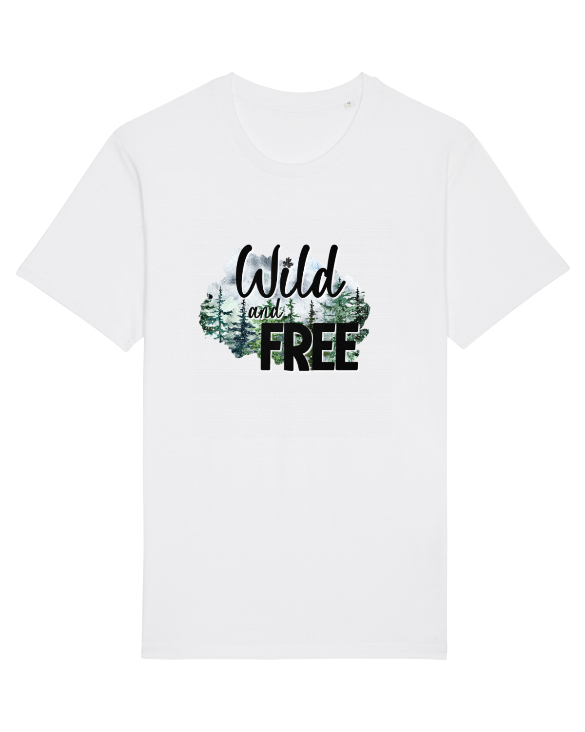 Tricou mânecă scurtă Unisex Rocker White