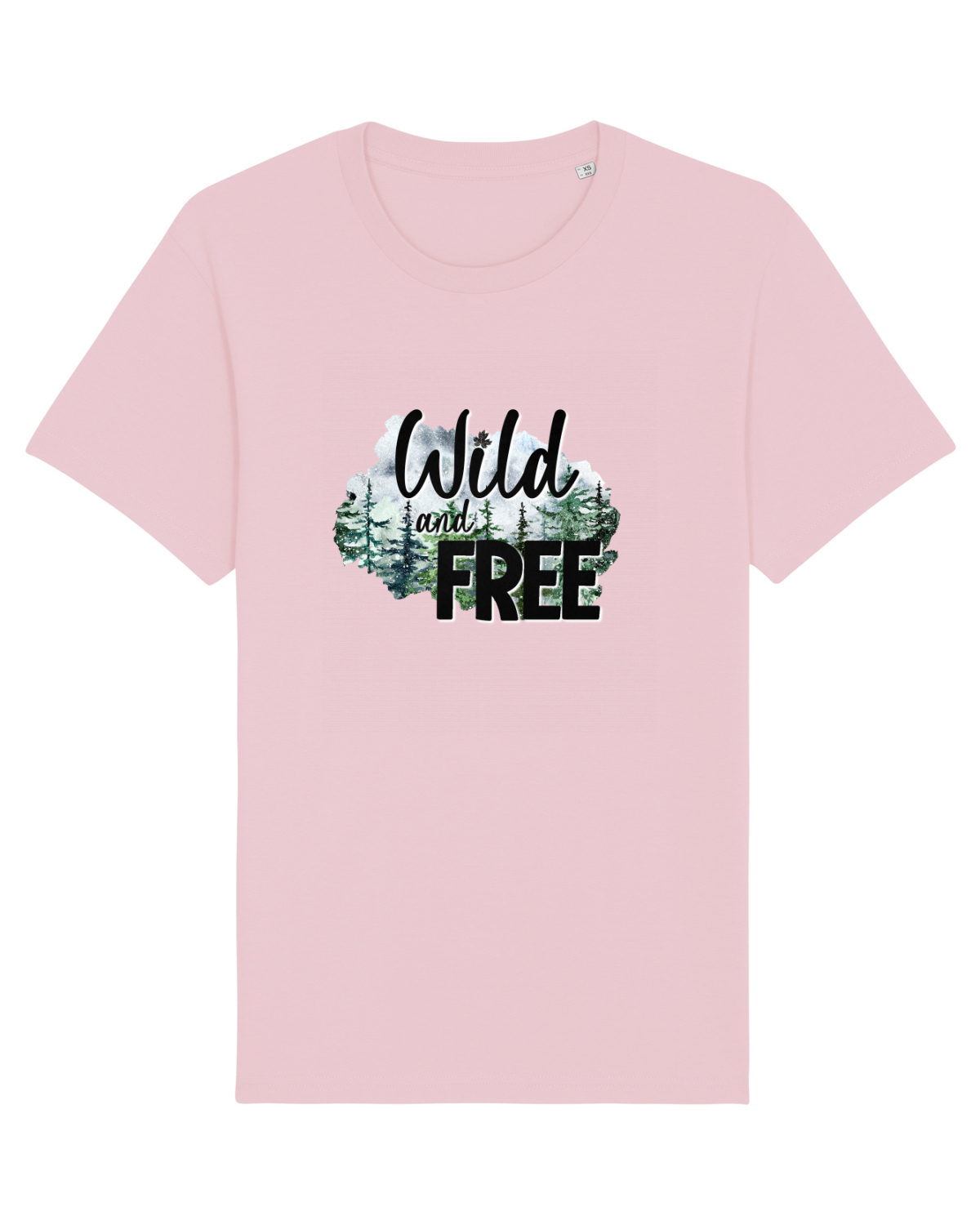 Tricou mânecă scurtă Unisex Rocker Cotton Pink