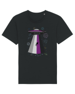 Ace Pride Ufo Asexual Lgbt Q Gaylien Tricou mânecă scurtă Unisex Rocker