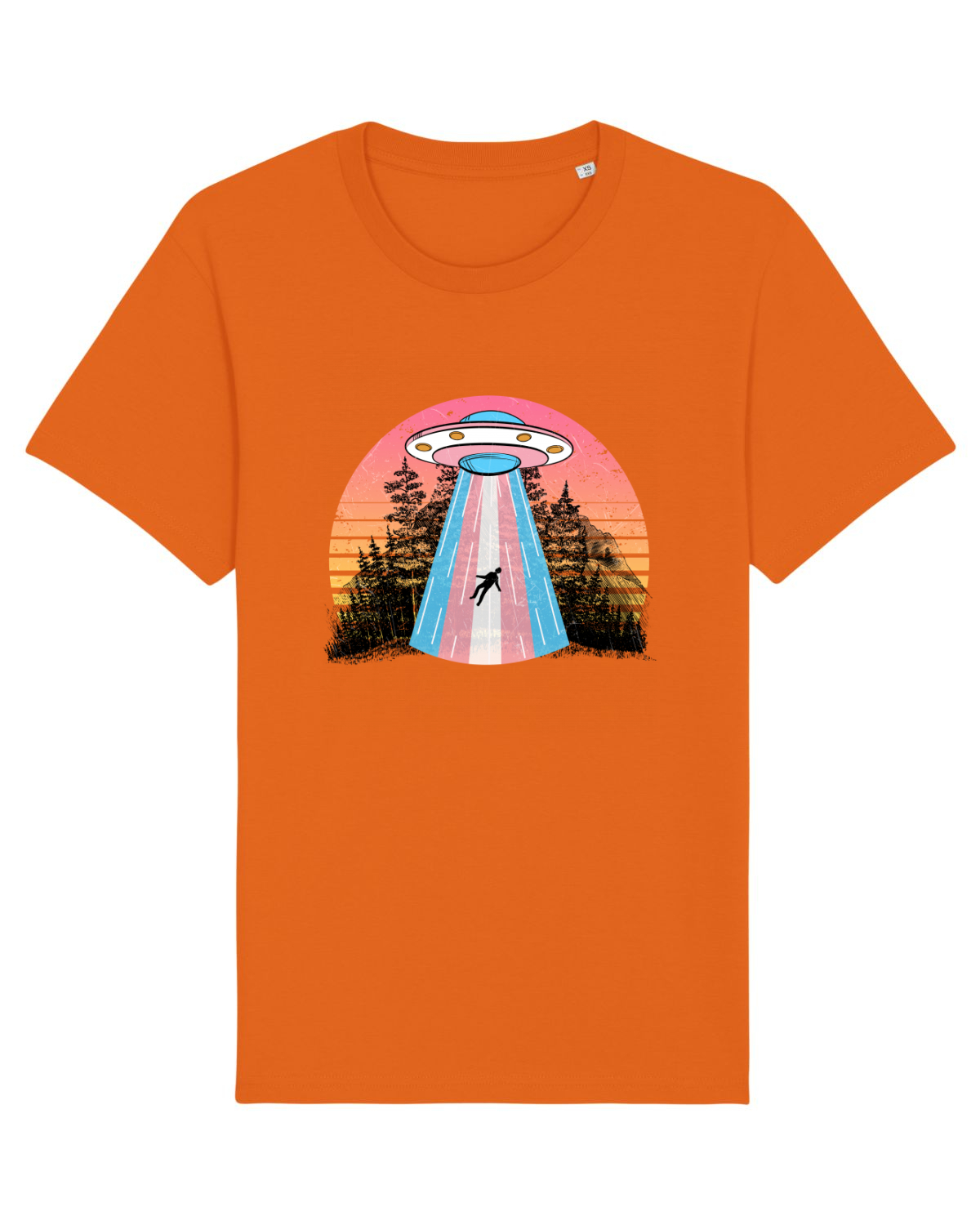 Tricou mânecă scurtă Unisex Rocker Bright Orange