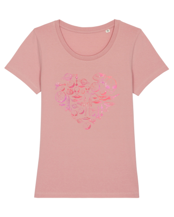 Aliens Ufo Enthusiast Lovers Heart Canyon Pink
