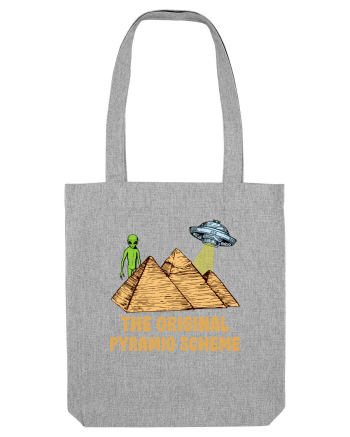Astronaut Alien Ufo Egyptian Pyramid Heather Grey