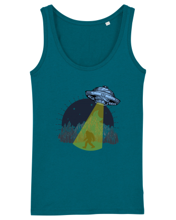 Bigfoot Ufo Moonmountain Alien Vintage Ocean Depth