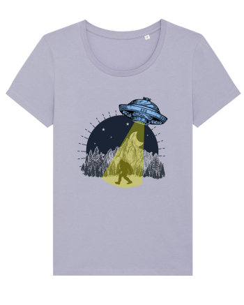 Bigfoot Ufo Moonmountain Alien Vintage Lavender