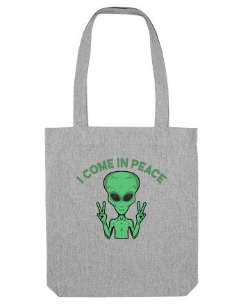 Cute Alien I Come In Peace Space Heather Grey