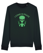 Cute Alien I Come In Peace Space Bluză mânecă lungă Unisex Rise