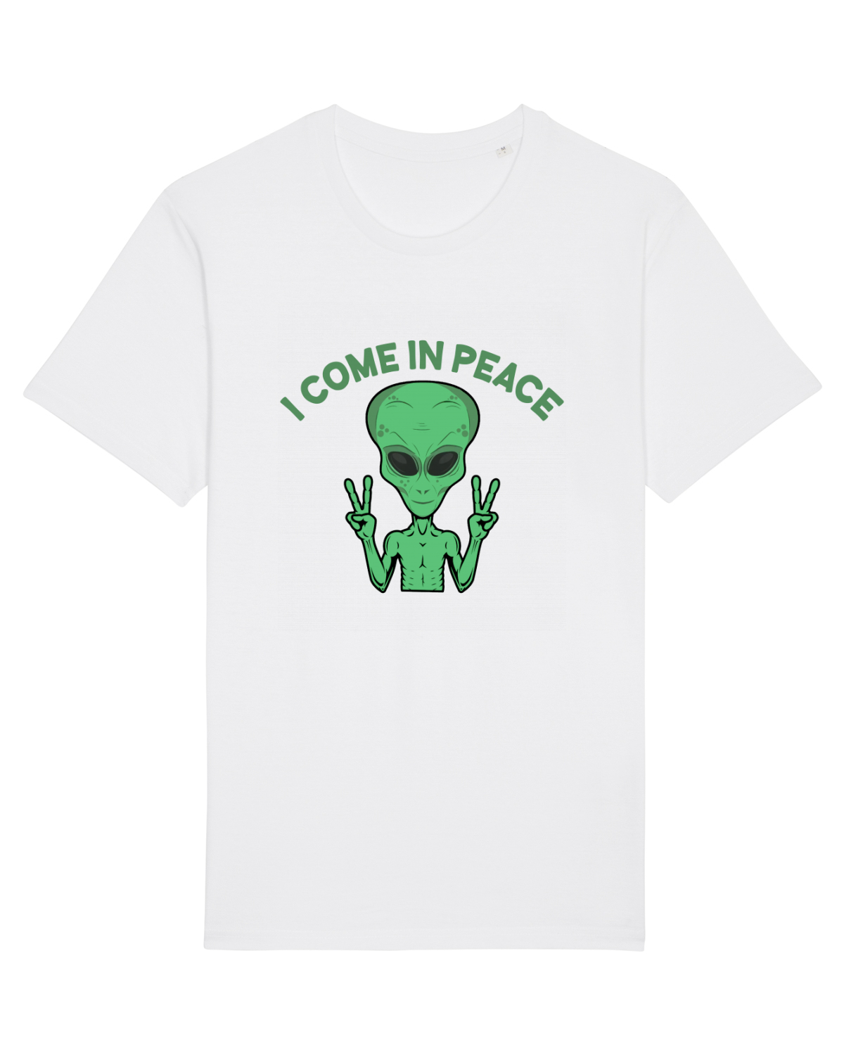 Tricou mânecă scurtă Unisex Rocker White