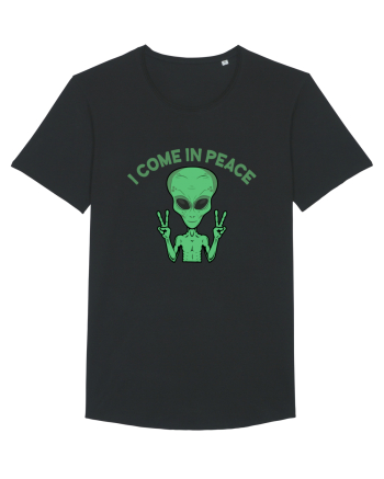 Cute Alien I Come In Peace Space Black