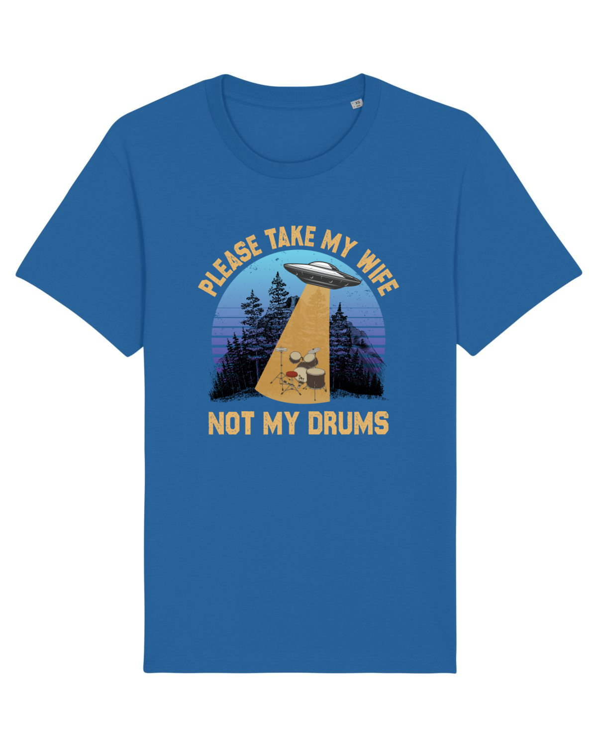 Tricou mânecă scurtă Unisex Rocker Royal Blue