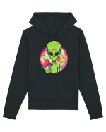 Edm Trippy Mushroom Alien Hanorac Unisex Drummer