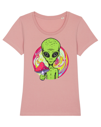 Edm Trippy Mushroom Alien Canyon Pink