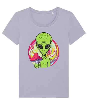 Edm Trippy Mushroom Alien Lavender