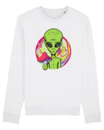 Edm Trippy Mushroom Alien Bluză mânecă lungă Unisex Rise