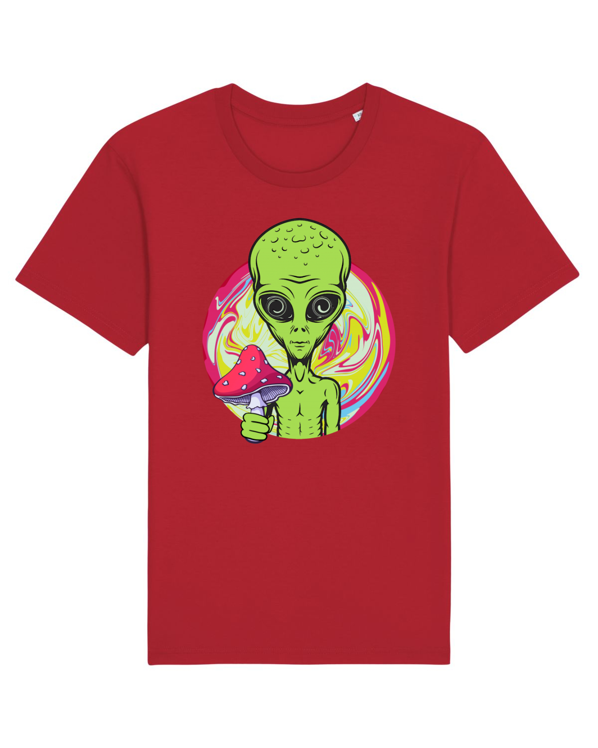 Tricou mânecă scurtă Unisex Rocker Red