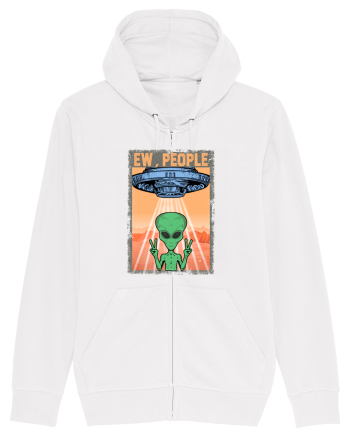 Ew People Alien Funny Ufo Vintage White