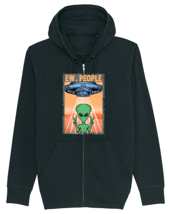 Ew People Alien Funny Ufo Vintage Black