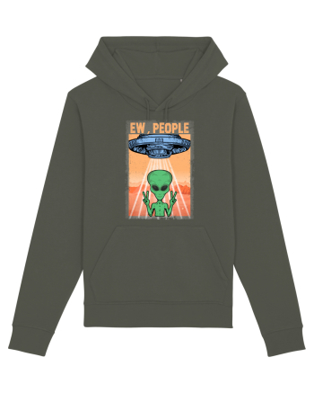 Ew People Alien Funny Ufo Vintage Khaki