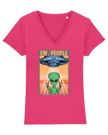 Ew People Alien Funny Ufo Vintage Raspberry