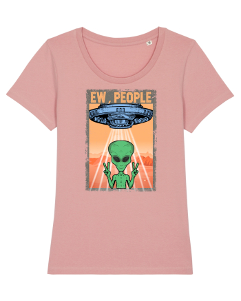 Ew People Alien Funny Ufo Vintage Canyon Pink