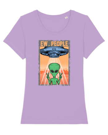Ew People Alien Funny Ufo Vintage Lavender Dawn