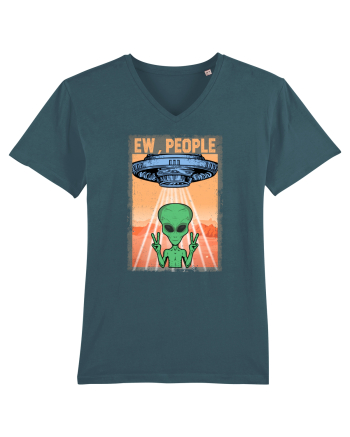 Ew People Alien Funny Ufo Vintage Stargazer