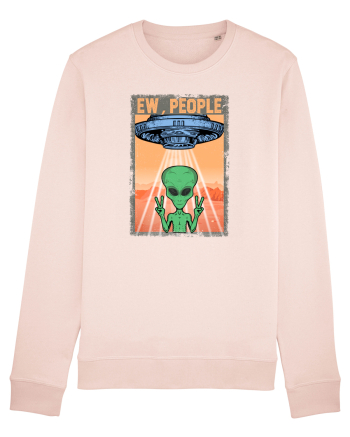 Ew People Alien Funny Ufo Vintage Candy Pink