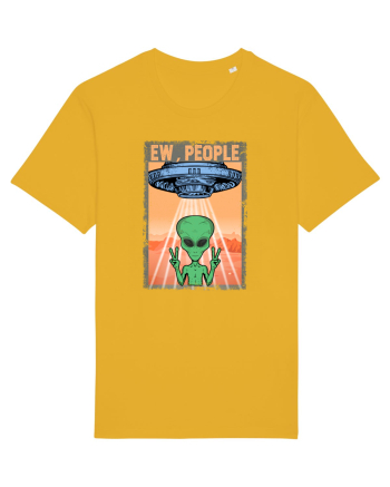 Ew People Alien Funny Ufo Vintage Spectra Yellow