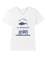 Dă Tonul la Distracție Tricou mânecă scurtă guler V Bărbat Presenter