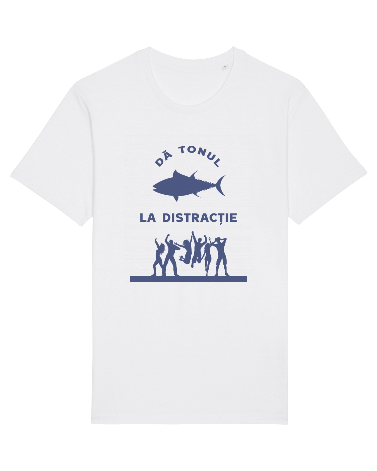 Tricou mânecă scurtă Unisex Rocker White