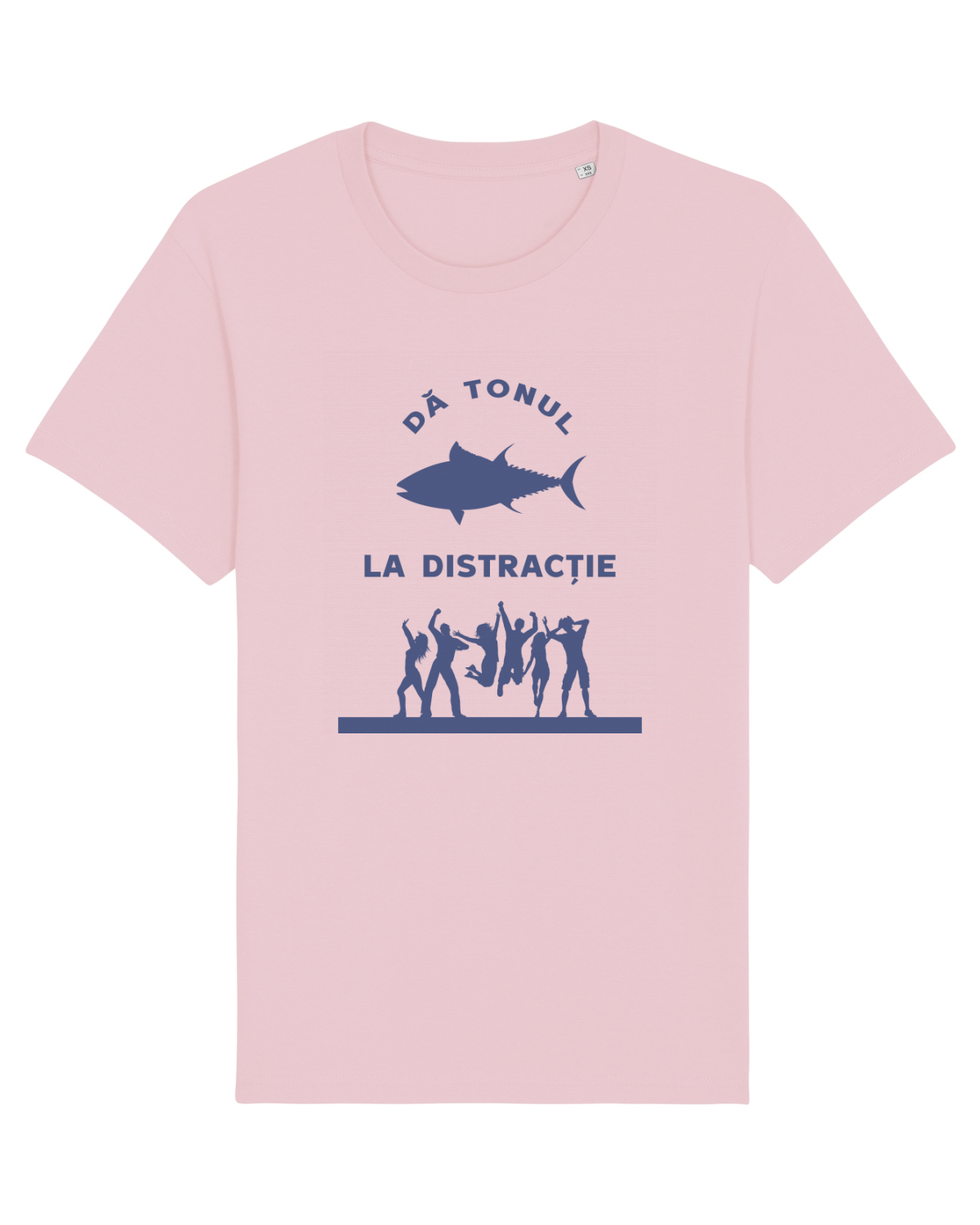 Tricou mânecă scurtă Unisex Rocker Cotton Pink