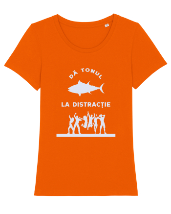 Dă Tonul la Distracție - white Bright Orange