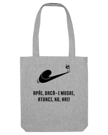 Just do it slowly - negru Heather Grey