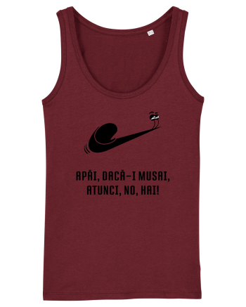 Just do it slowly - negru Burgundy