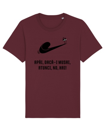 Just do it slowly - negru Burgundy