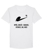 Just do it slowly - negru Tricou mânecă scurtă guler larg Bărbat Skater