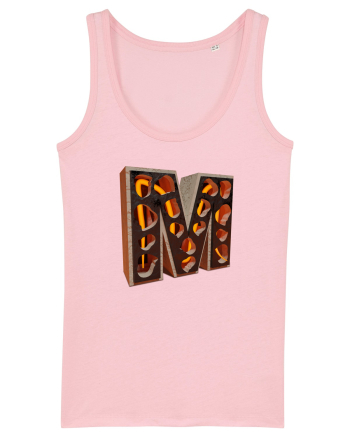 Litera M - 3D Cotton Pink