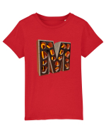 Litera M - 3D Tricou mânecă scurtă  Copii Mini Creator