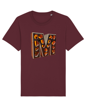 Litera M - 3D Burgundy