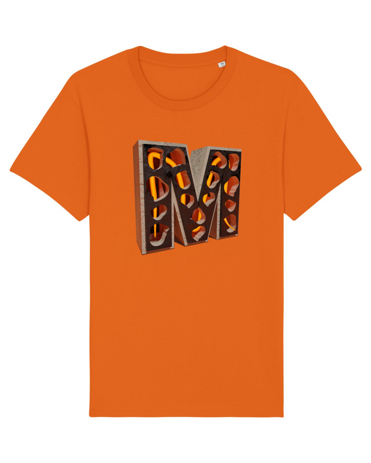 Tricou mânecă scurtă Unisex Rocker Bright Orange