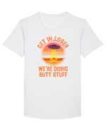 Get In Loser We'Re Doing Butt Stuff Ufo Tricou mânecă scurtă guler larg Bărbat Skater