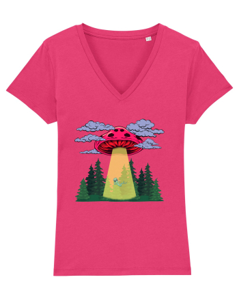 Mushroom Alien Psychedelic Space Ufo Raspberry