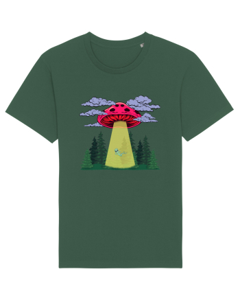 Mushroom Alien Psychedelic Space Ufo Bottle Green